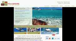 Desktop Screenshot of playadelcarmentransfers.com